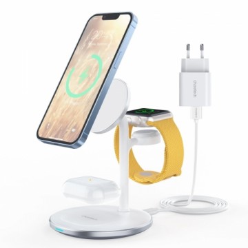 Choetech T585-F 3in1 inductive charging station iPhone 12|13, AirPods Pro, Apple Watch white