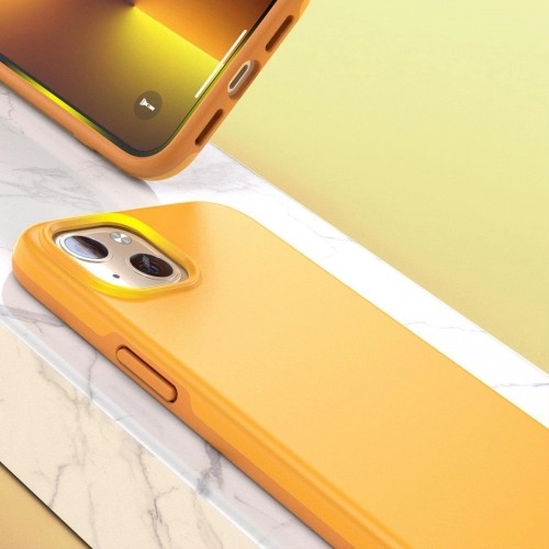 Choetech MFM Anti-drop case Made For MagSafe for iPhone 13 orange (PC0112-MFM-YE) image 3