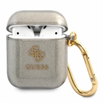 Guess GUA2UCG4GK AirPods cover black|black Glitter Collection