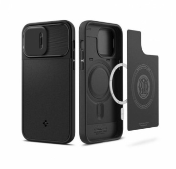 OEM Spigen Optik Armor iPhone 15 Pro 6.1" MAG Magsafe czarny|black ACS06738