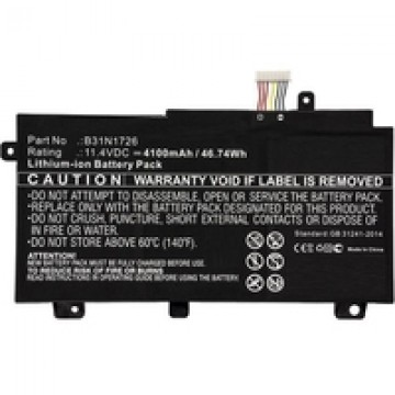 CoreParts Laptop Battery for Asus 44Wh Li-ion 11.4V 3900mAh Black