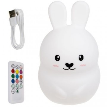 Iso Trade RGB night lamp with remote control - rabbit (14976-0)