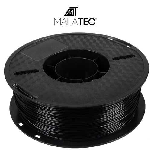 PLA 3D filament 1kg 1.75mm - black Malatec 22040 (17292-0) image 2