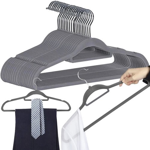 Clothes hanger 20 pieces - gray Ruhhy 22535 (16917-0) image 1