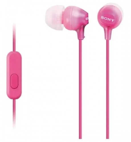 SONY in-ear austiņas (rozā) - MDR-EX15APPI image 1