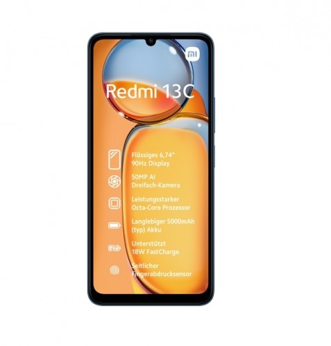 Xiaomi Redmi 13C Мобильный Телефон 4GB /128GB image 3