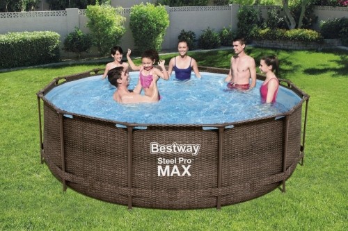 Bestway Pro Max Deluxe 56709 Karkasa Baseins 366 x 100cm image 3