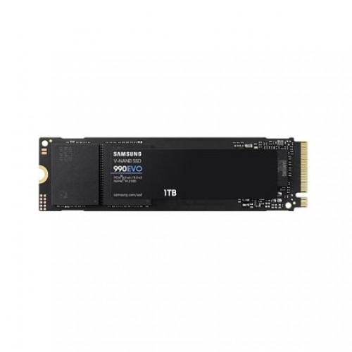 Samsung SSD 990 EVO 1000 GB SSD form factor M.2 2280 SSD interface PCIe NVMe Gen 4.0 x 4 Write speed 4200 MB/s Read speed 5000 MB/s image 1