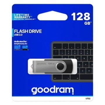 USB Zibatmiņa GoodRam UTS2-1280K0R11 Melns/Sudrabains 128 GB
