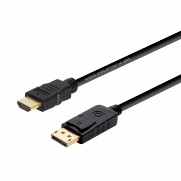 Кабель DisplayPort на HDMI Aisens A125-0364 Чёрный 2 m