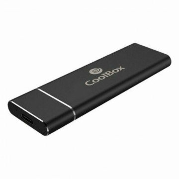 Cietā diska korpuss CoolBox COO-MCM-SATA SSD SATA USB Melns USB 3.2