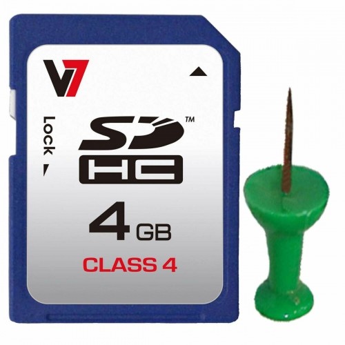 SD Atmiņas Karte V7 VASDH4GCL4R-2E 4 GB image 2