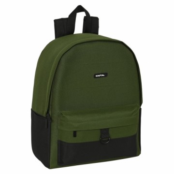 Рюкзак для ноутбука Safta Dark Forest Чёрный Зеленый 31 x 40 x 16 cm