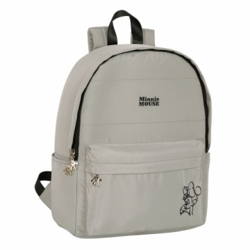 Рюкзак для ноутбука Minnie Mouse Teen Sand Светло-серый 31 x 40 x 16 cm