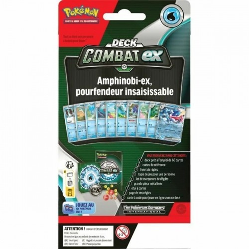 Pokemon Deck of Cards Pokémon Combat EX: Greninja & Kangashkan (FR) image 2