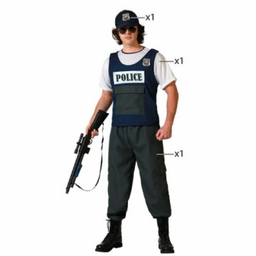 Bigbuy Carnival Маскарадные костюмы для взрослых Полицейский-парень