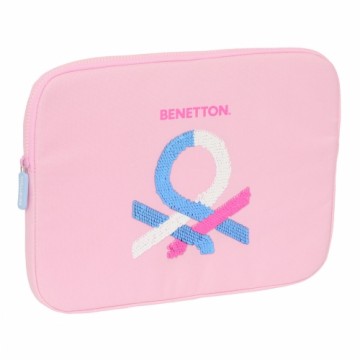 Klēpjdatora Vāks Benetton Pink Rozā 15,6'' 39,5 x 27,5 x 3,5 cm