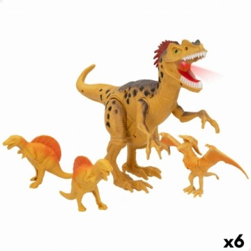 Figūru komplekts Colorbaby 4 Daudzums Dinozauri 23 x 16,5 x 8 cm (6 gb.)