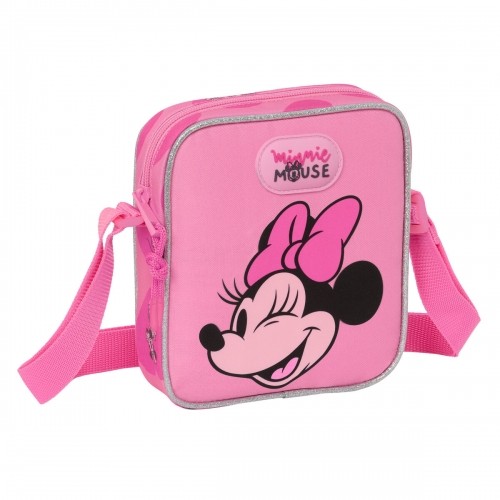 Сумка на плечо Minnie Mouse Loving Розовый 16 x 18 x 4 cm image 1