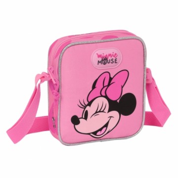 Сумка на плечо Minnie Mouse Loving Розовый 16 x 18 x 4 cm