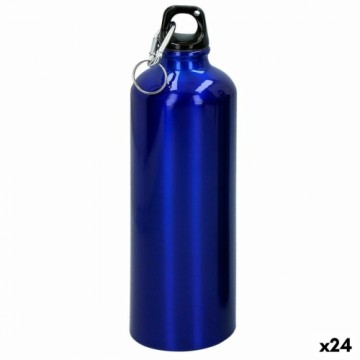 Бутылка с водой Aktive 750 ml Карабин Алюминий 7 x 25 x 7 cm (24 штук)