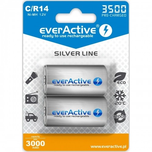 Baterijas EverActive R14/C 1,2 V image 1