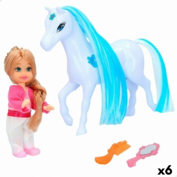 Кукла Colorbaby Bella Лошадь 13 x 14 x 4,5 cm (6 штук)
