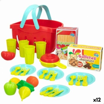 Набор игрушечных продуктов Colorbaby Посуда и кухонные принадлежности 33 Предметы (12 штук)