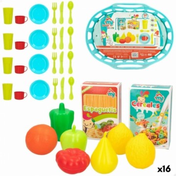 Набор игрушечных продуктов Colorbaby Посуда и кухонные принадлежности 34 Предметы 33 Предметы (16 штук)