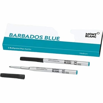 Заправка ручки Montblanc 128219 бирюзовый Синий (2 штук)