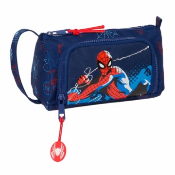Penālis Spider-Man Neon Tumši Zils 20 x 11 x 8.5 cm