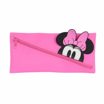 Школьный пенал Minnie Mouse Розовый 22 x 11 x 1 cm