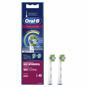 Aizvietojama Galviņa Oral-B Floss Action Balts 2 gb.