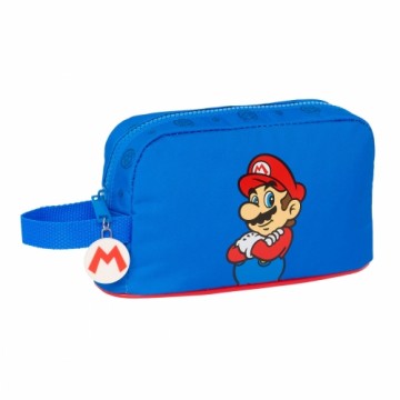 Siltuma pusdienu kārbiņa Super Mario Play Zils Sarkans 21.5 x 12 x 6.5 cm