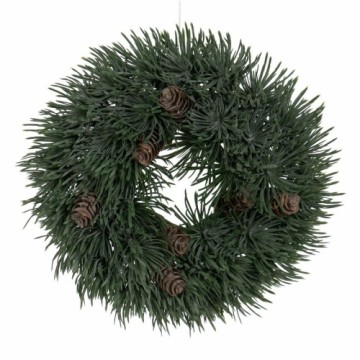 Bigbuy Christmas Galda rotājums Ziemassvētki Zaļš PVC 23 x 23 cm