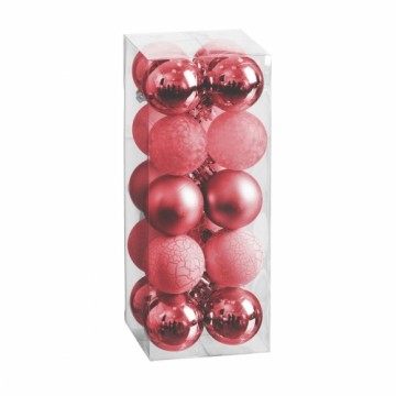 Bigbuy Christmas Ёлочные шарики Красный 5 x 5 x 5 cm (20 штук)