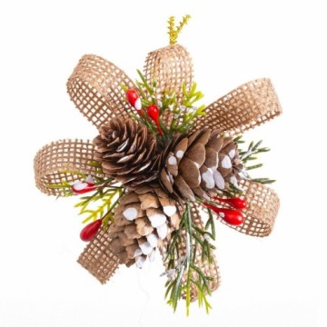Bigbuy Christmas Новогоднее украшение Разноцветный Натуральный Пластик волокно 10,5 x 4 x 20 cm (3 штук)
