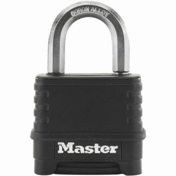 Kombinēšanas piekaramā atslēga Master Lock M178EURD Tērauds Cinks Melns