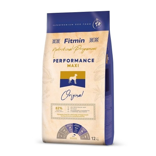 FITMIN Dog Maxi Performance - dry dog food - 12 kg image 1