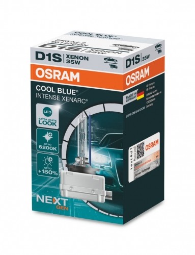 OSRAM XENARC COOL BLUE INTENSE (NEXT GEN) D1S DUO (66140CBN-HCB) CAR XENON HEADLIGHTS 2 pc(s) image 5