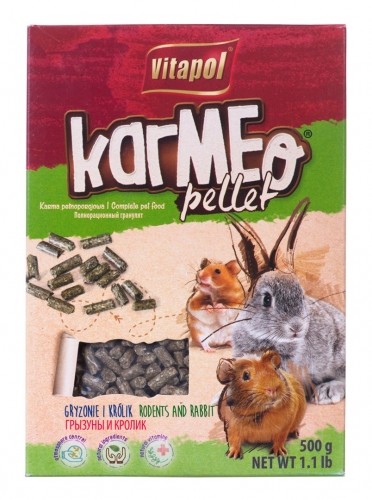 VITAPOL Karmeo Pellet - food for rodents - 500g image 1