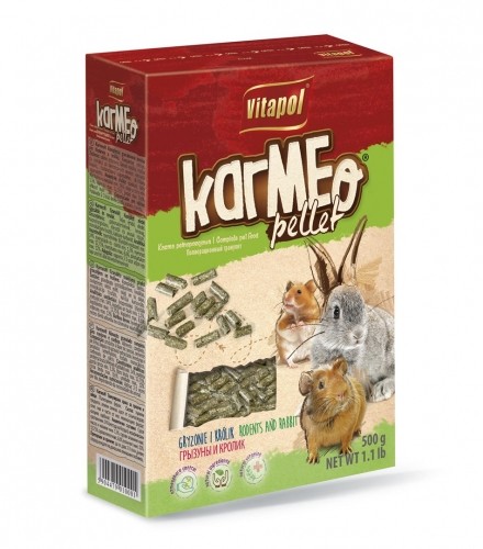 VITAPOL Karmeo Pellet - food for rodents - 500g image 2
