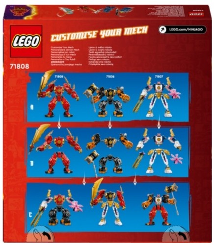 LEGO 71808 Kai's Elemental Fire Mech Конструктор image 4