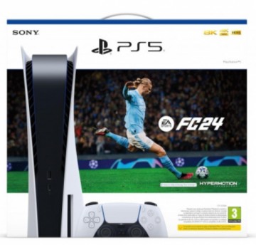 Sony PlayStation 5 Disc + FC24 Spēļu Konsole