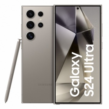 Samsung Galaxy S24 Ultra 256GB Titanium Gray EU 17,25cm (6,8") OLED Display, Android 14, 200MP Quad-Kamera
