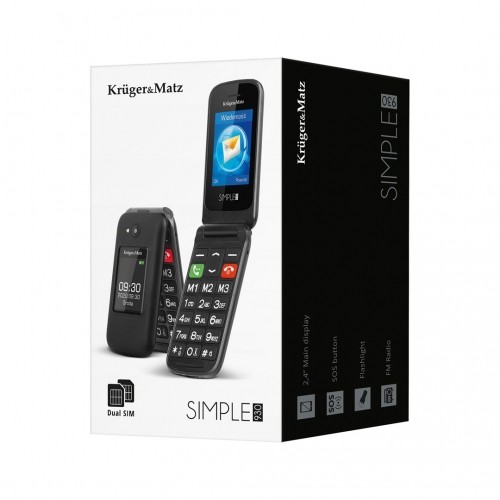 MaxCKruger & Matz Phone for seniors KM0930 6,1 cm (2,4") 98 g Black image 3