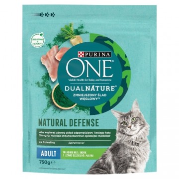 Purina Nestle PURINA One DualNature Natural Defense Adult - dry cat food - 750 g