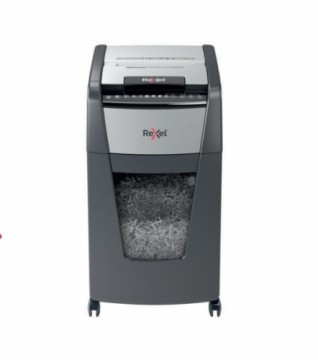 Rexel Optimum Auto+ 300X paper shredder Micro-cut shredding Black, Grey