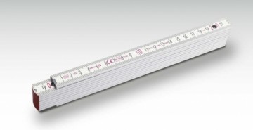 Folding tape measure Stabila beech 1707 white, 2m