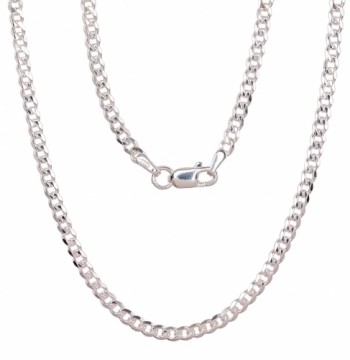 Серебряная цепочка Картье 2.5 мм, алмазная обработка граней #2400089, Серебро 925°, длина: 65 см, 9.3 гр.